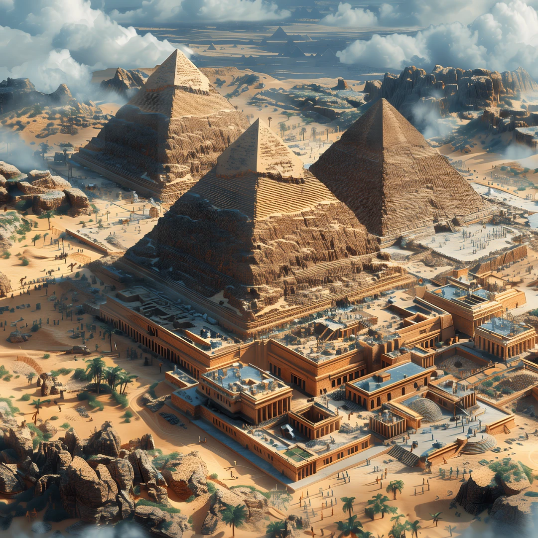Kladkostroje kedysi zohrávali úlohu aj pri stavbe pyramíd. 